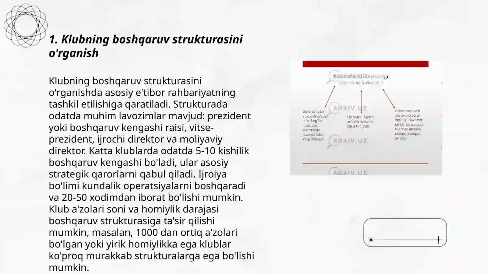 Real Madrid klubing boshqaruv tizimi 3