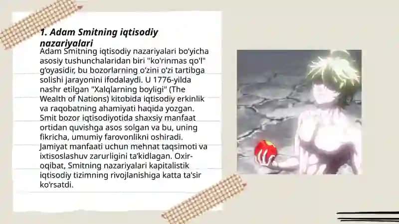 Adam Smit ta'limoti va tadqiqotlari 3