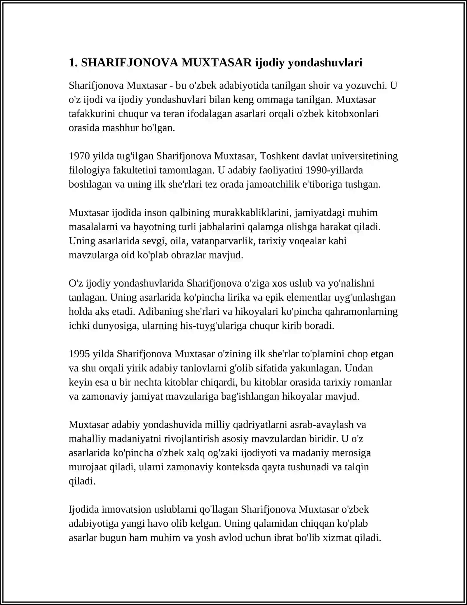 SHARIFJONOVA MUXTASAR 3