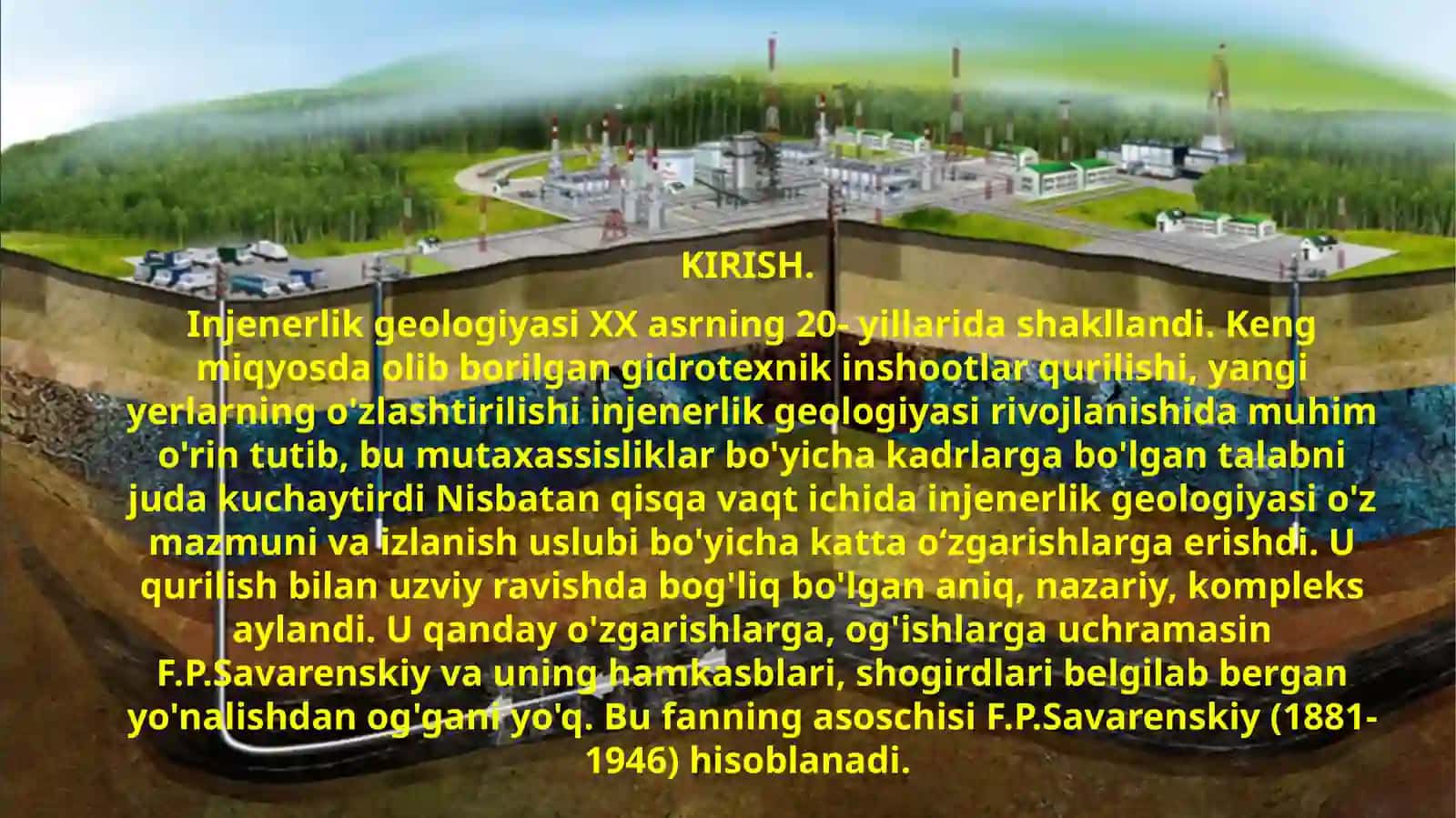 TOG’ JINSLARI TO’G’RISIDA INJENER-GEOLOGIK MA`LUMOTLAR VA ULARNING FIZIK-TEXNIK XUSUSIYATLARI 3