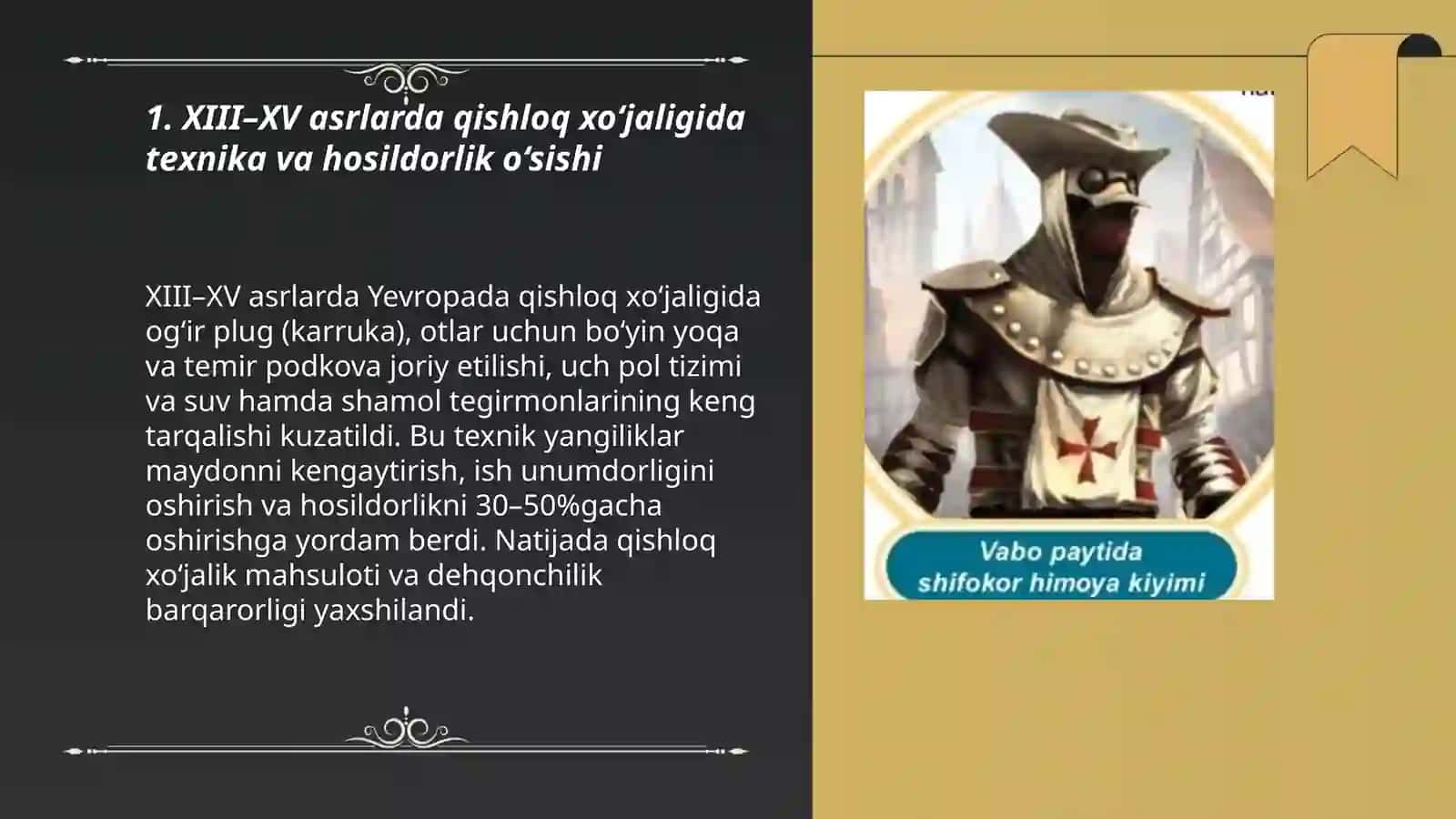 XIII–XV asrlarda Yevropa iqtisodiy rivojlanishi 3