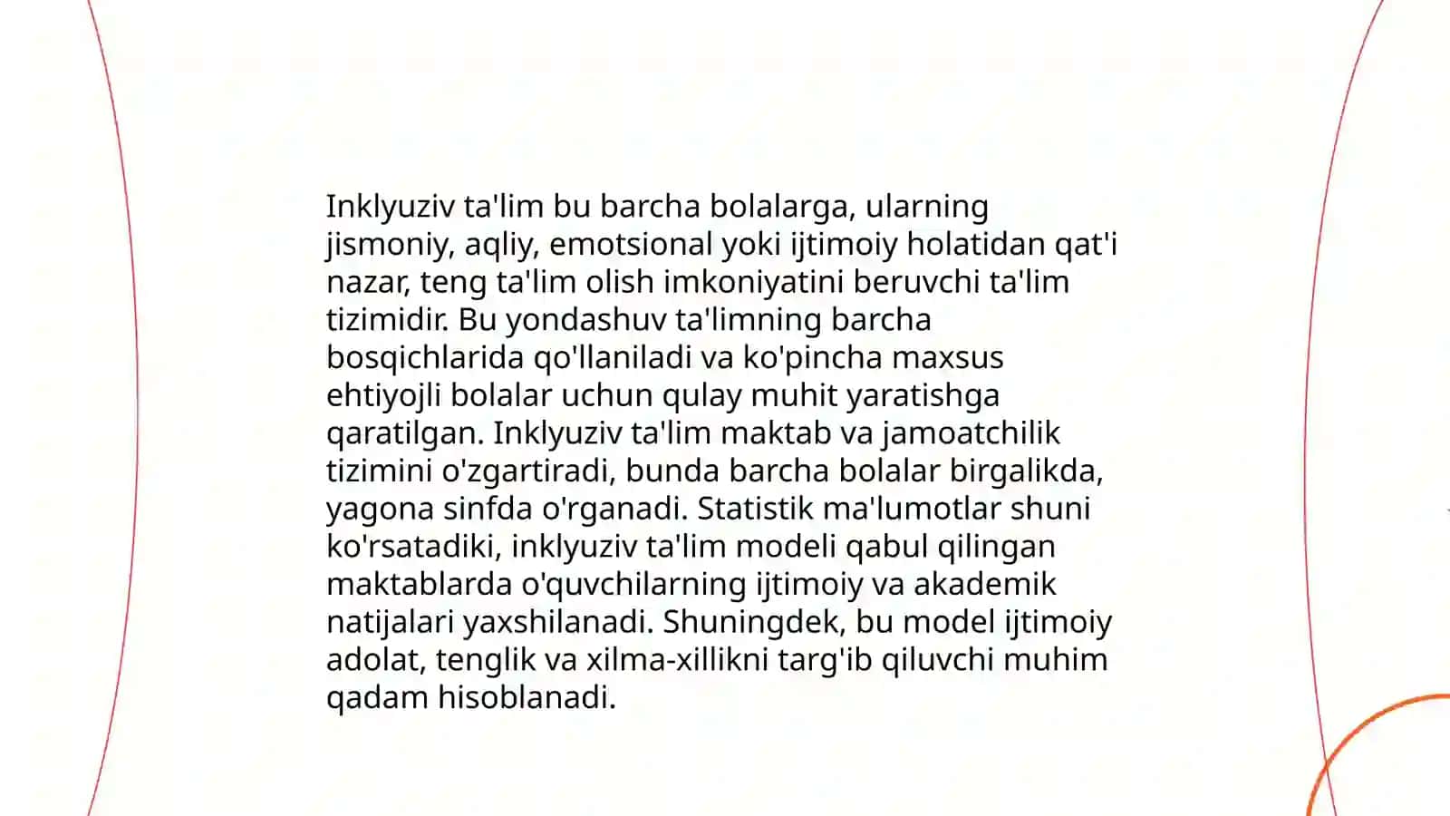 Inklyuziv ta'lim modellari tahlili va xususiyatlari 3