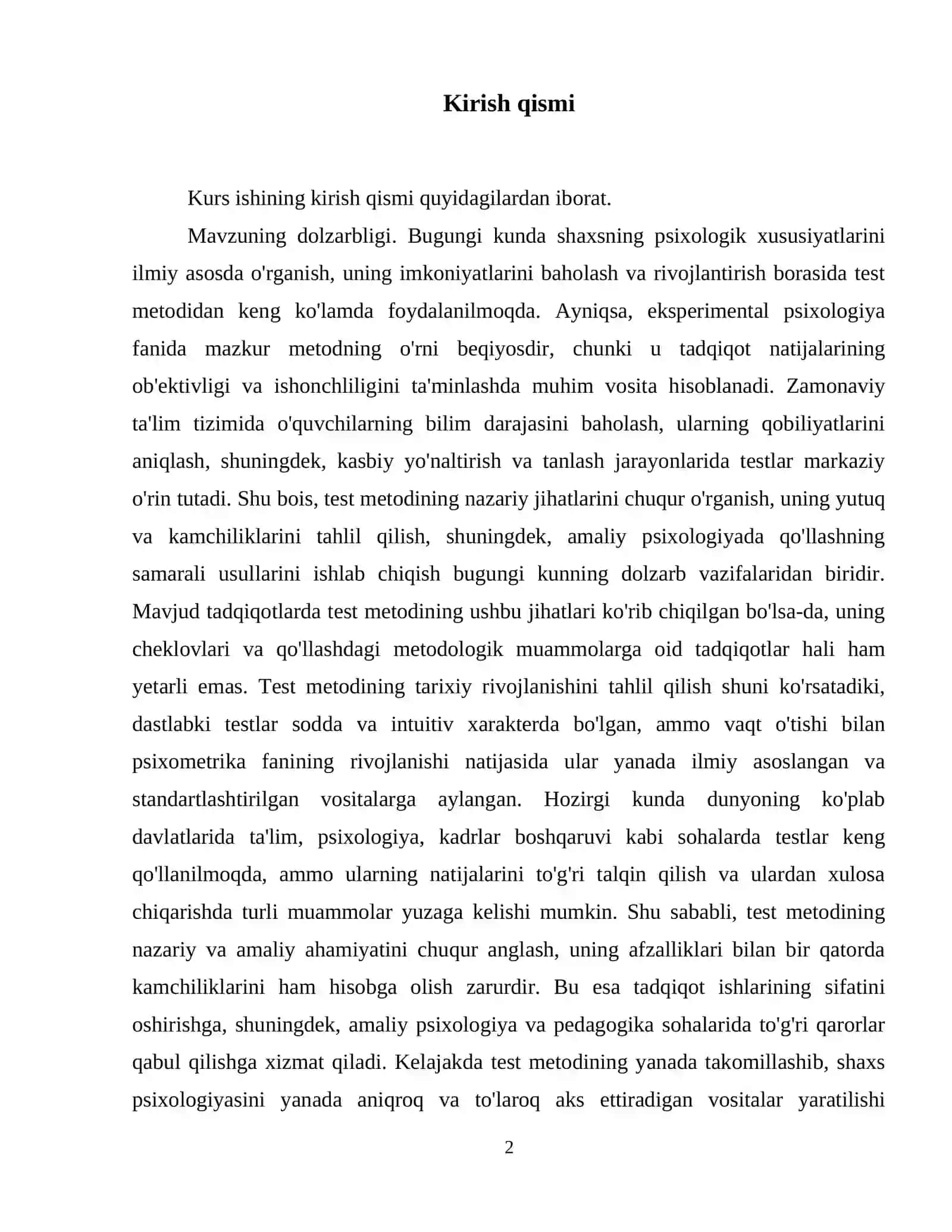 Test metodining yutuq va kamchiliklari 3