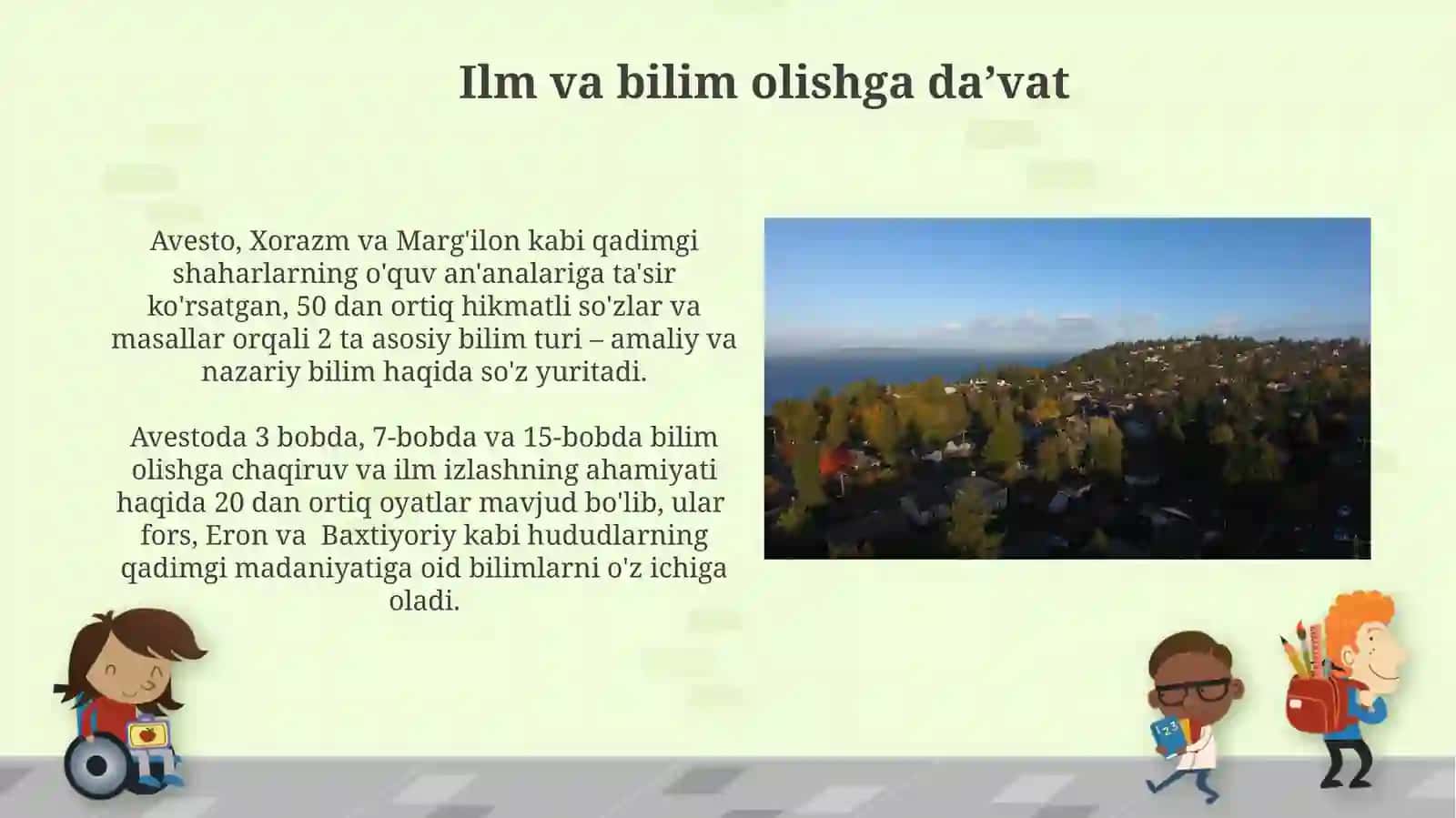 Avesto "dagipedagogikqarashlar 3