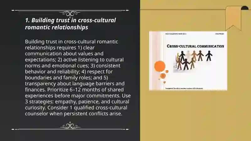 Building trust in cross-cultural romantic relationships 3