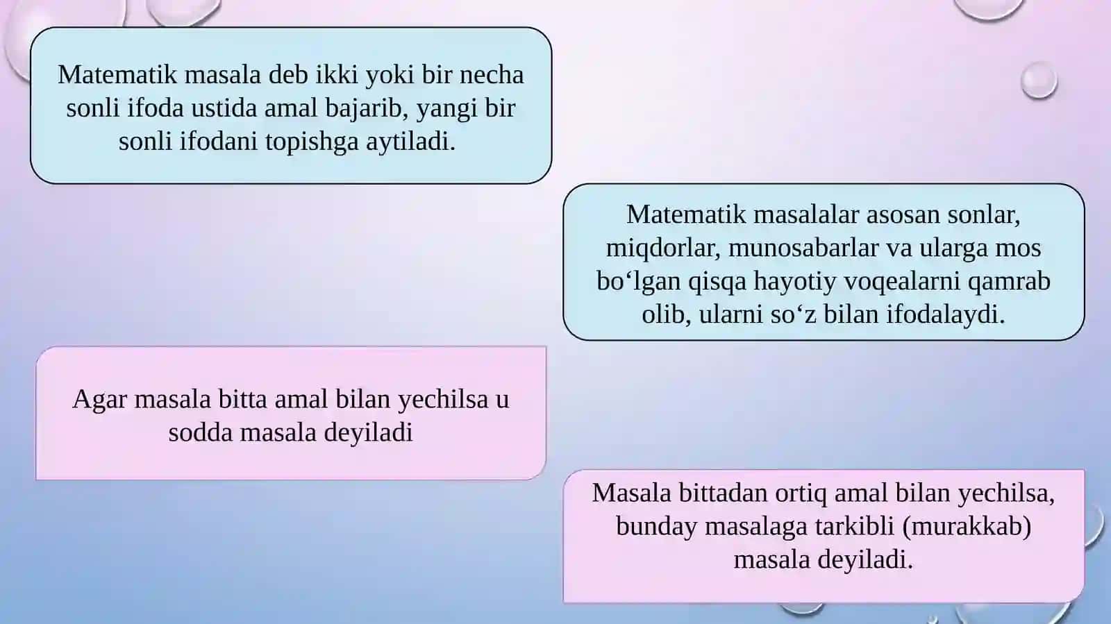 BOSHLANG’ICH SINF MATEMATIKA KURSIDA UCHRAYDIGANTIPIK MASALALARNING TASNIFI 3