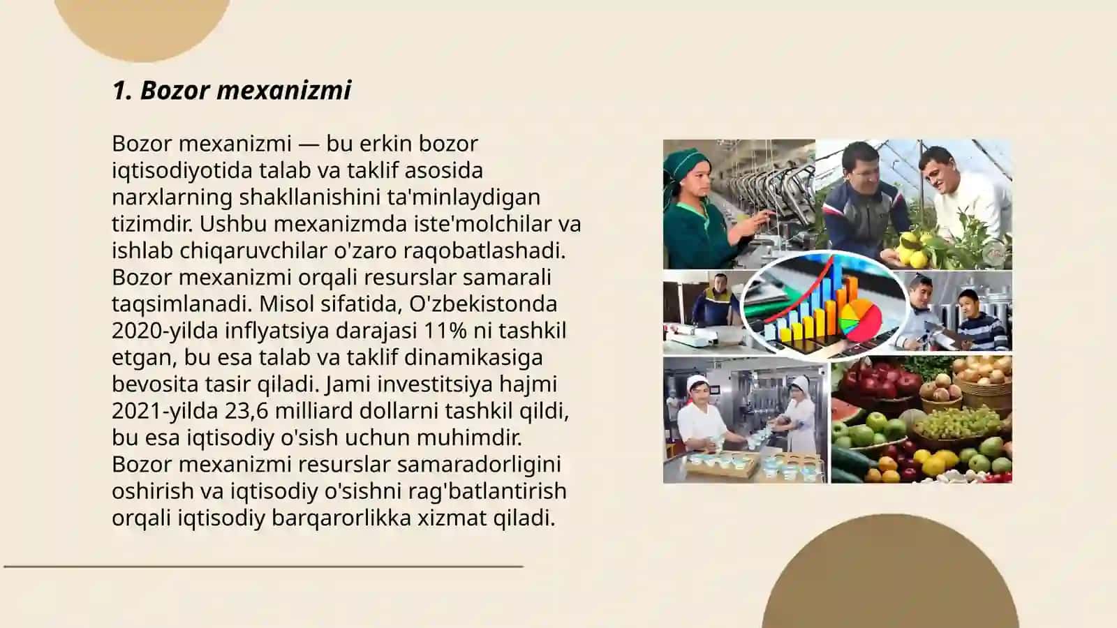 Bozor mexanizmi 3