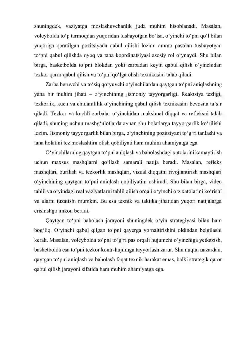 UT va MJT Zarba beruvchi va to‘siq qo‘yuvchi o‘yinchilardan qaytgan material to‘pni qabul qilish texnikasi takomillashtirish 3