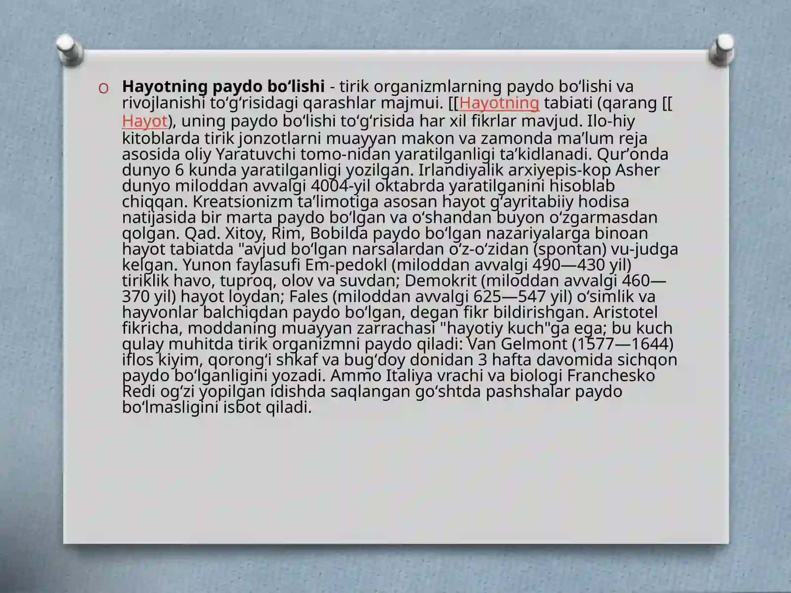 Hayotpaydobo’lishihaqidagizamonaviytasavvurlar 3