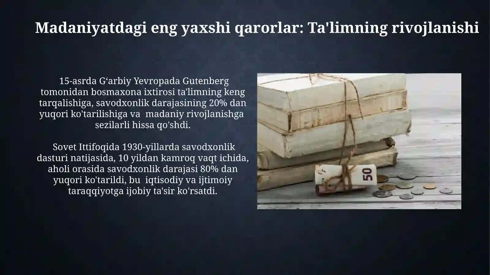 Insoniyat/iqtisodiyot tarixidagi eng yaxshi eng yomon qaror 3