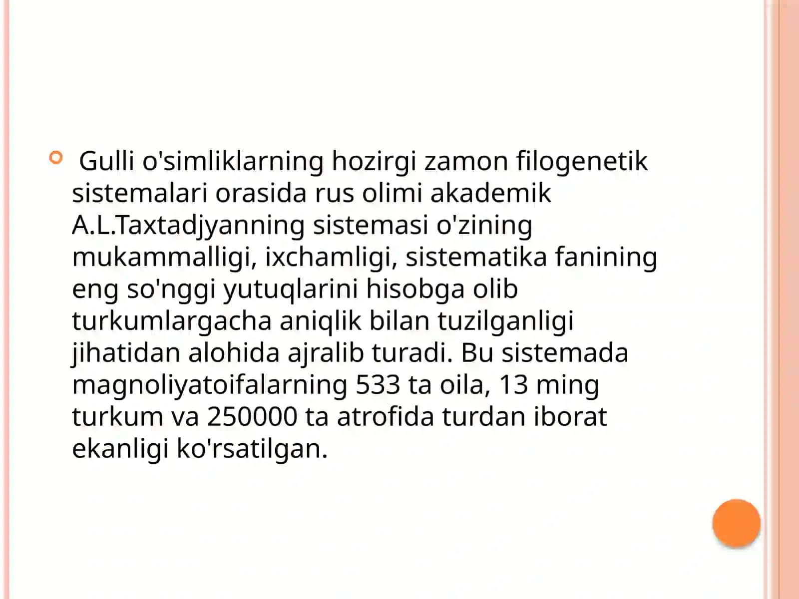 MAGNOLIYANOMALAR QABILASI UMUMIY TAVSIFI VA EVOLYUTSIYASI 3