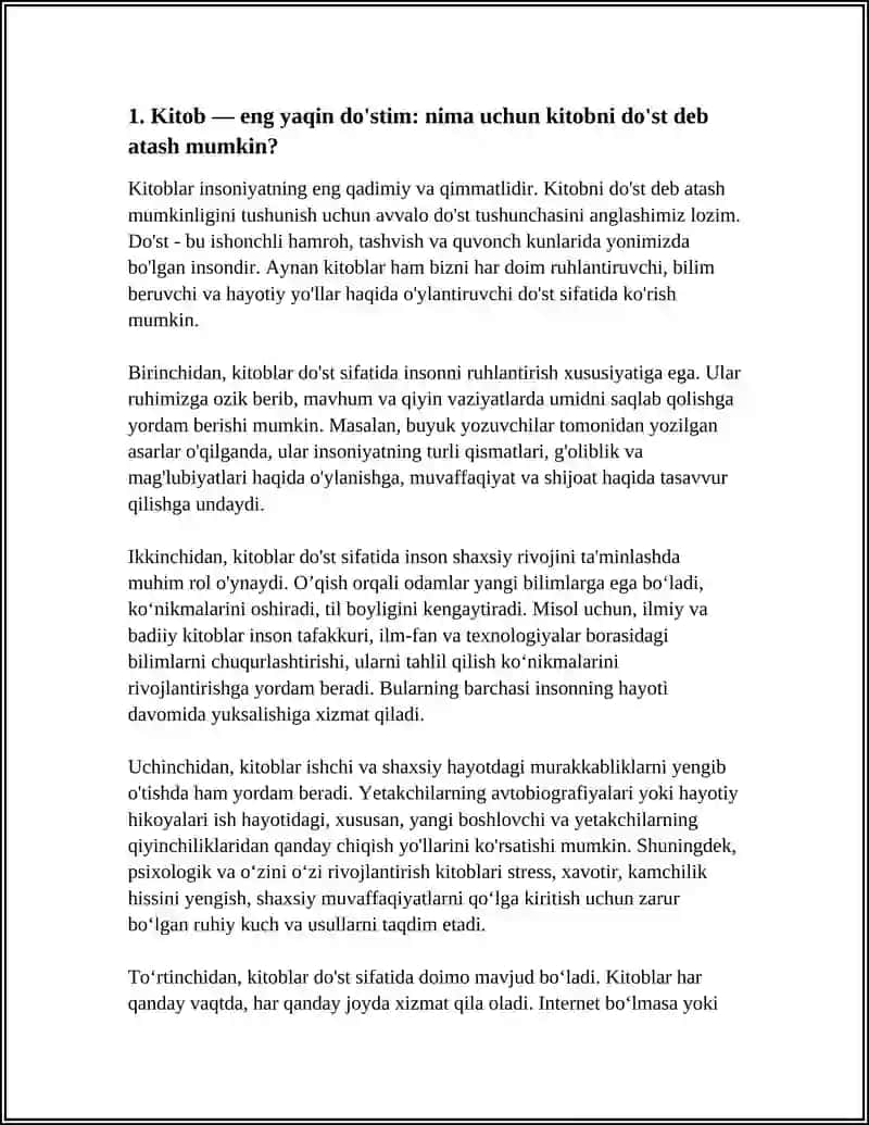 KITOB - ENG YAQIN DO'STIM 3