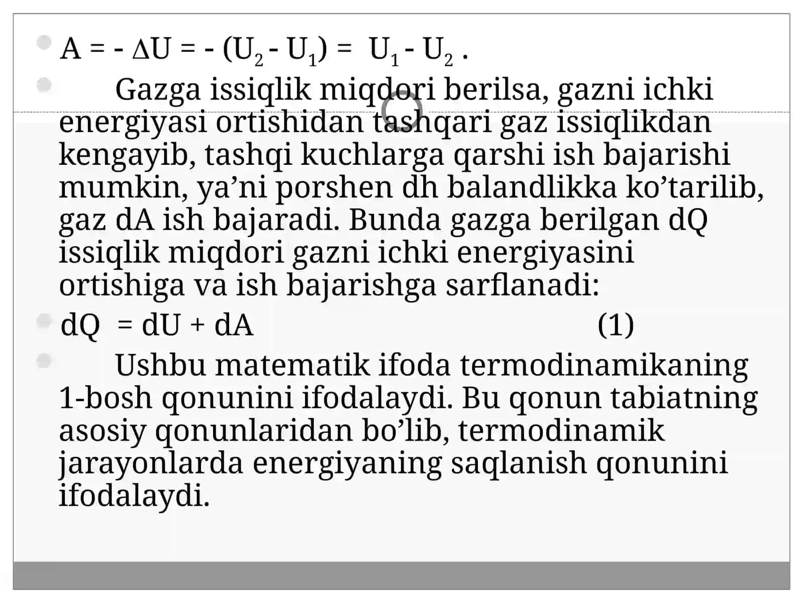 TermodinamikaningI-II qonuni va uning tadbiqlari 3