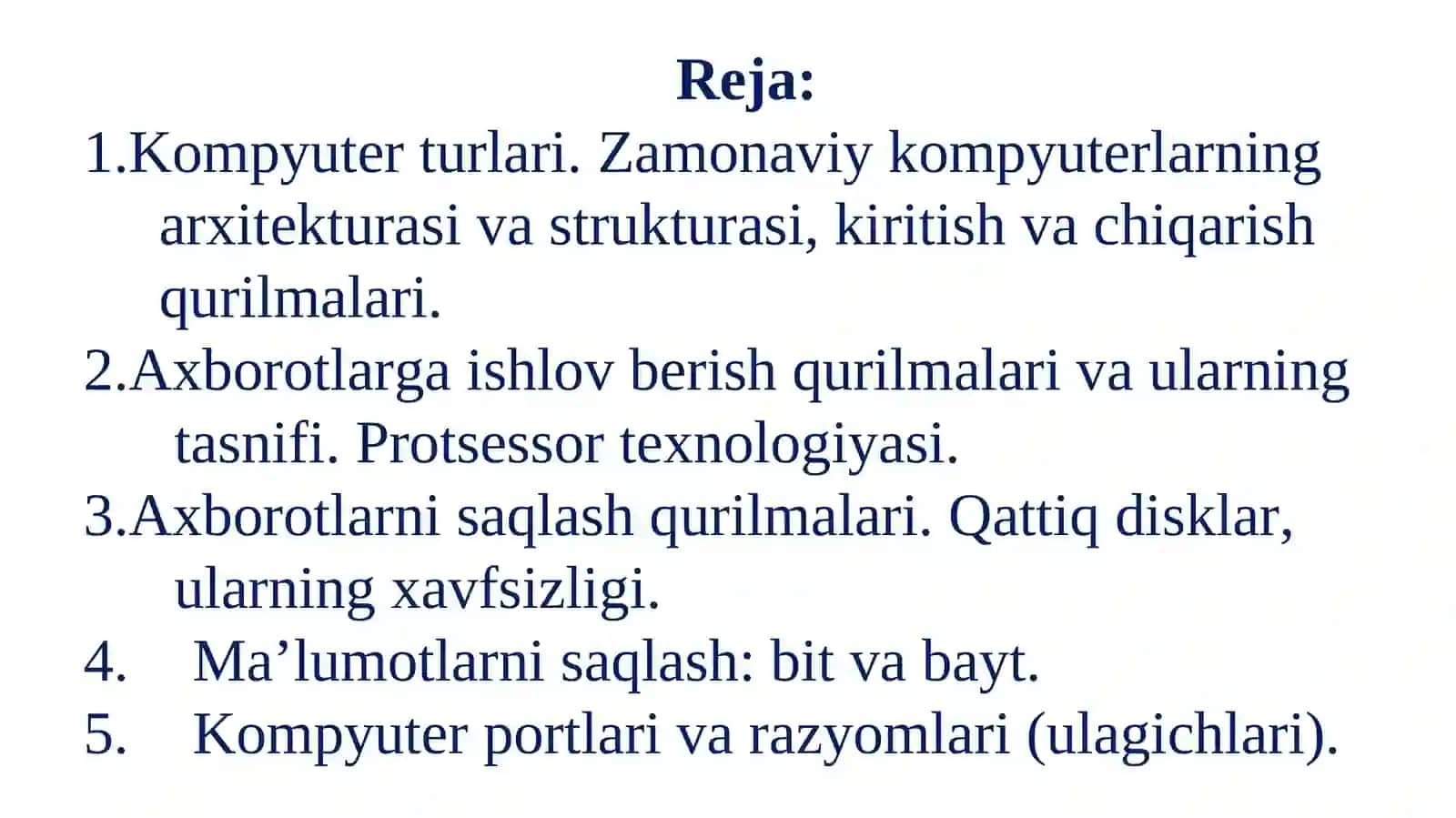 Zamonaviy axborot va kommunikatsiya texnologiyalari 3