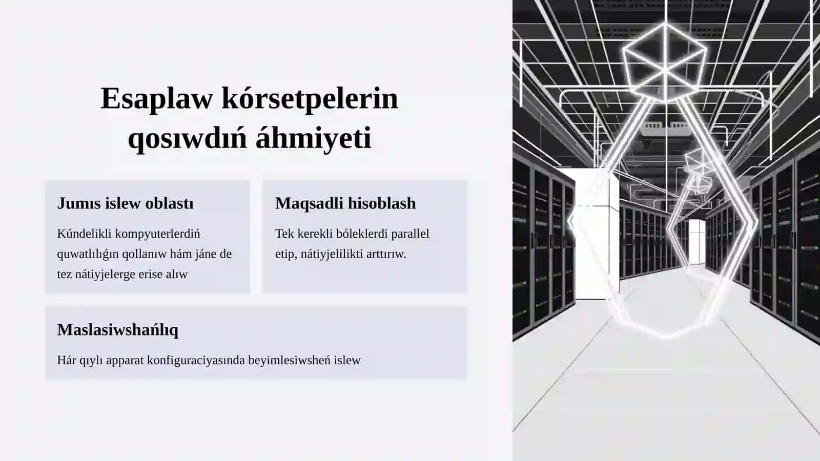 OpenAcc ǵa esaplaw kórsetpelerin qosıw 3
