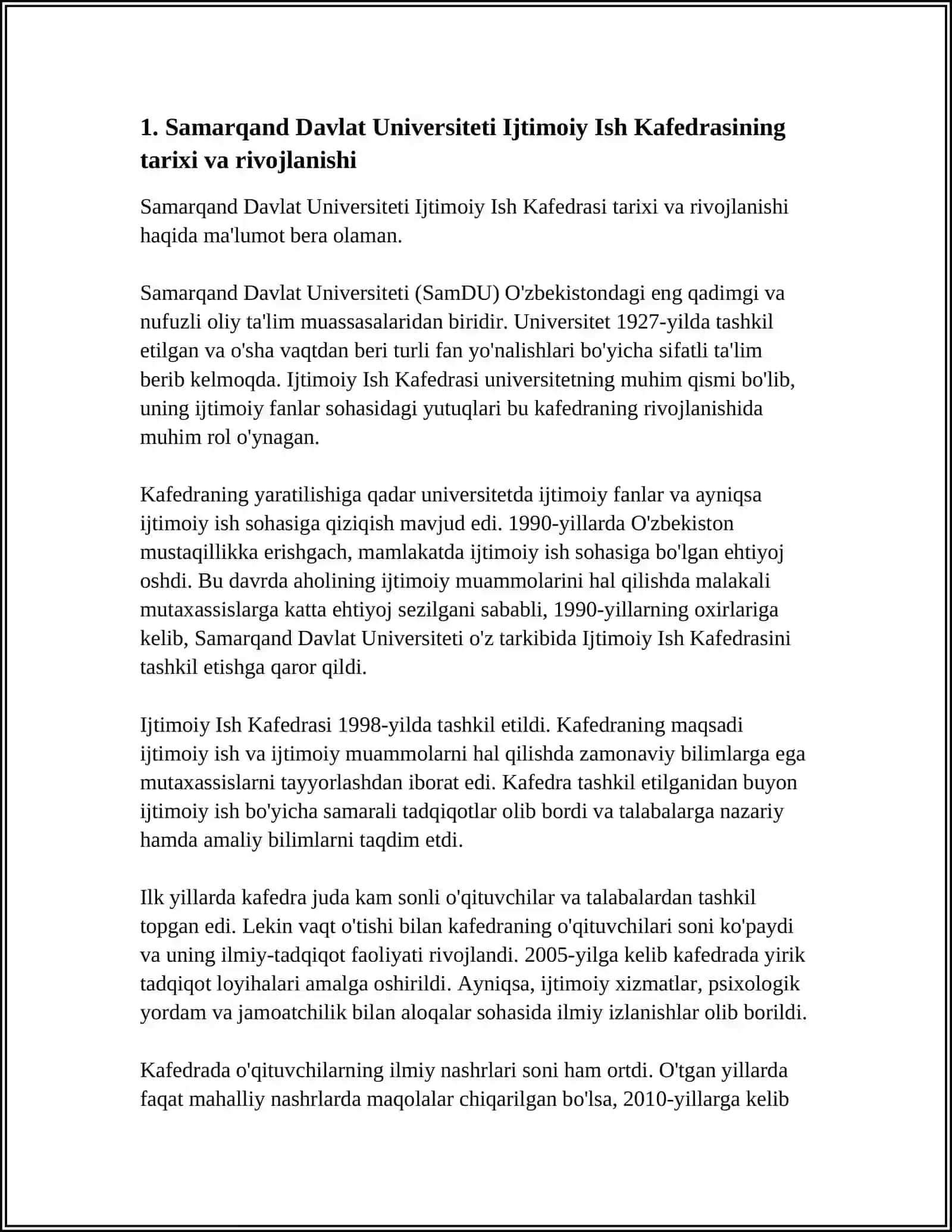 SAMARQAND DAVLAT UNIVERSITETI IJTIMOIY ISH KAFEDRASI 3