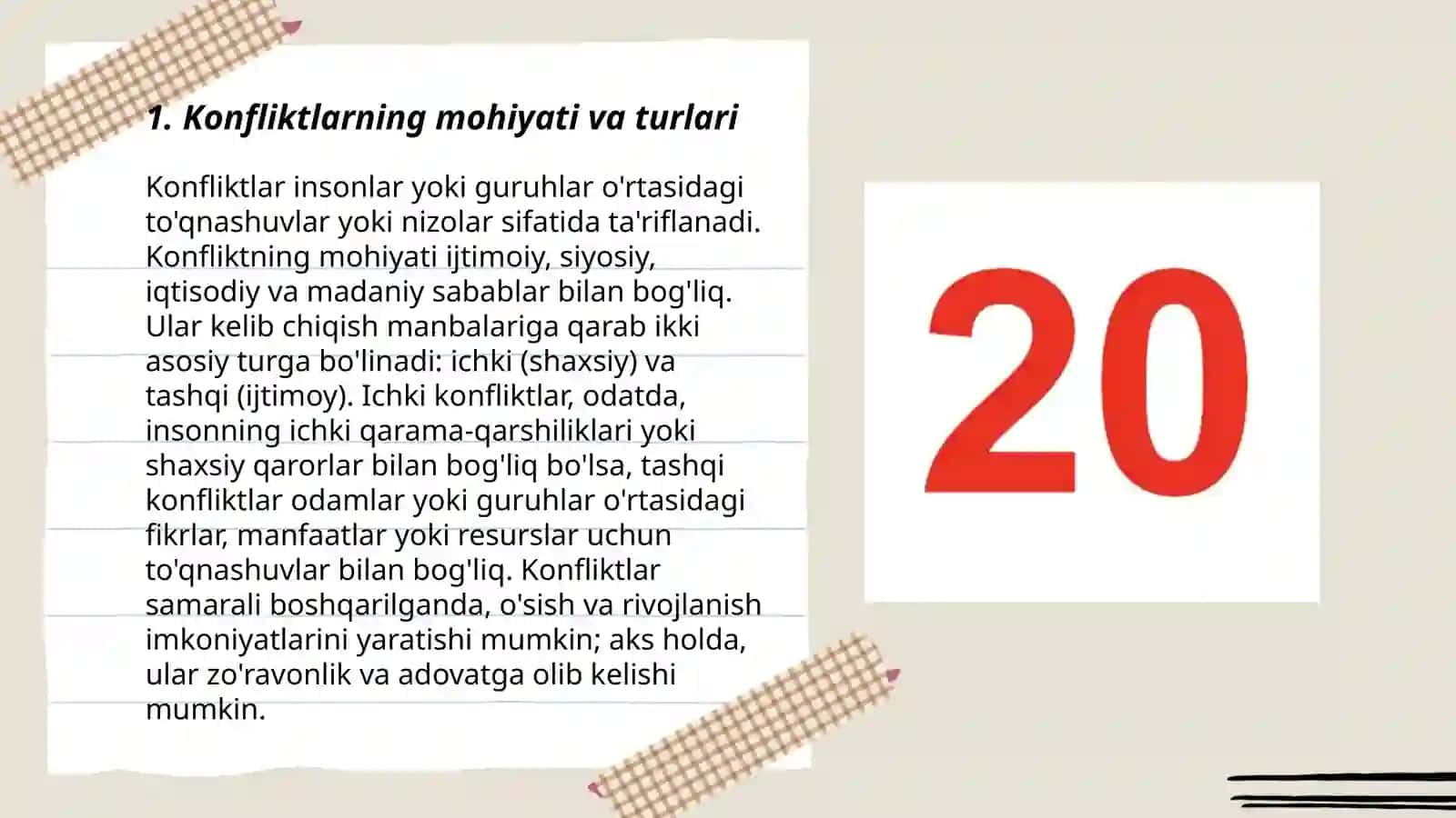 Konfliktlarni bartaraf etish,,men tasdiqlar " (men murojaat) usuli 3