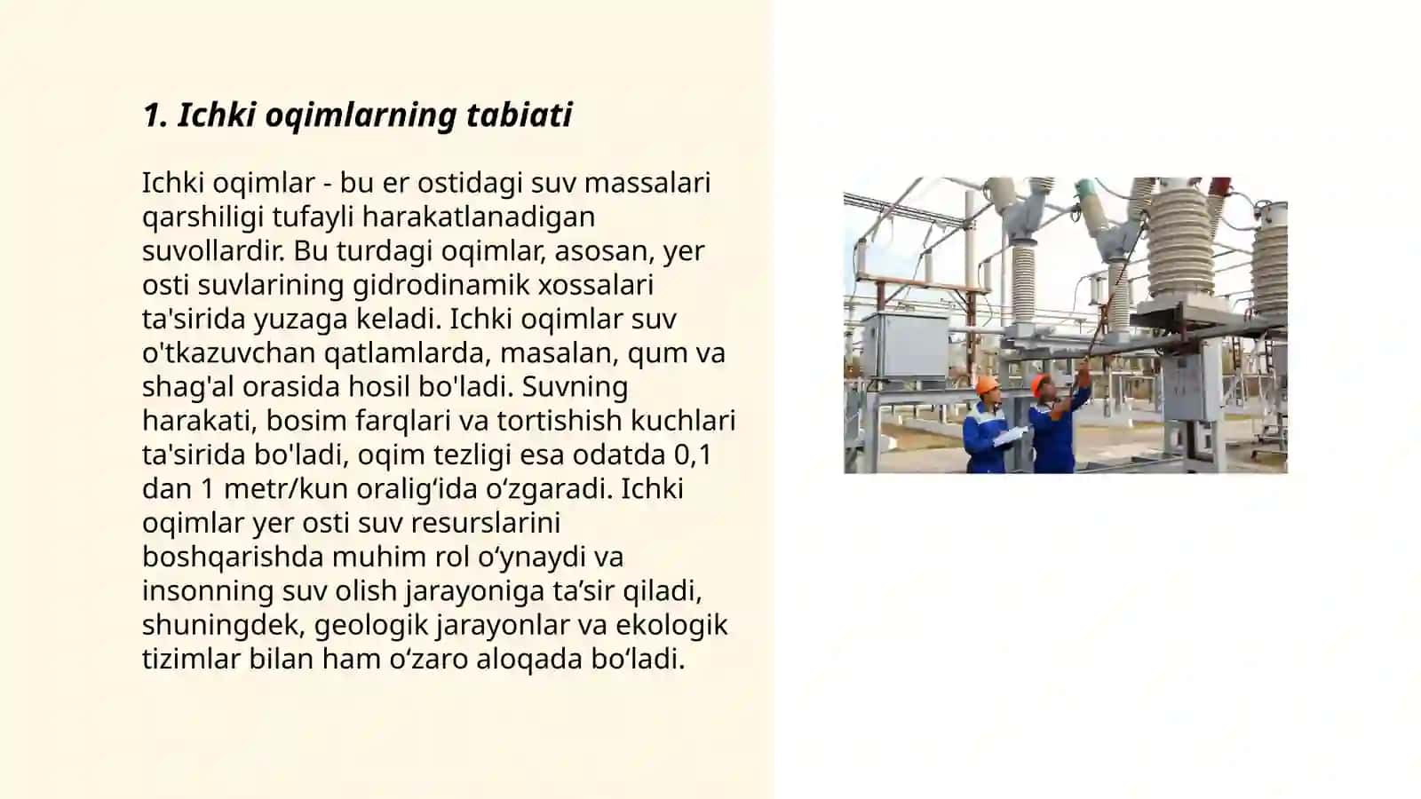 Okean va dengizlardagi ichki oqimlar energiyasi 3