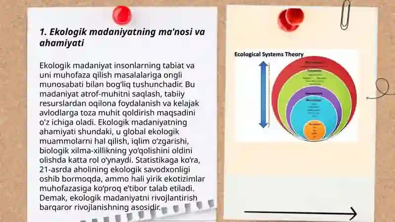 Ekologik madaniyatni shakllantirishni o'rganish metodikasi 3