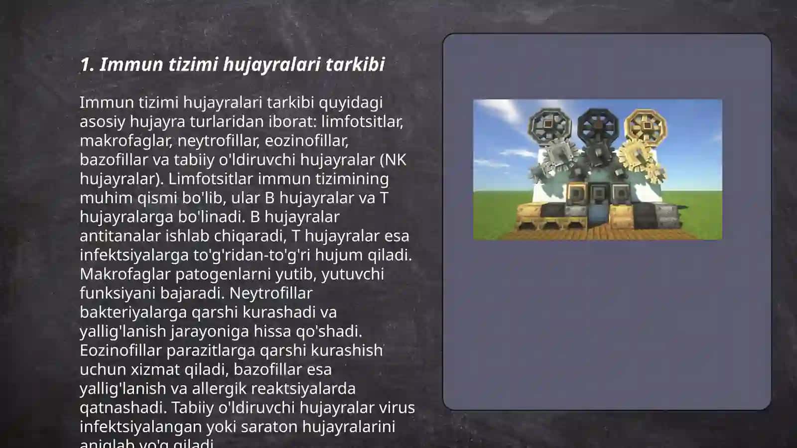Immun sistemasi hujayralari, ularning rivojlanishi va vazifalari 3