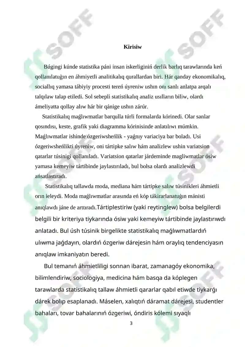 Psixologiyaliq magliwmatlardi qayta islew metodlari ham texnologiyalari 3