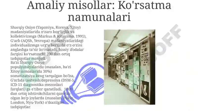 Etnopsixologik tadqiqotlarning gʻarb va sharqda oʻrganilishi 3