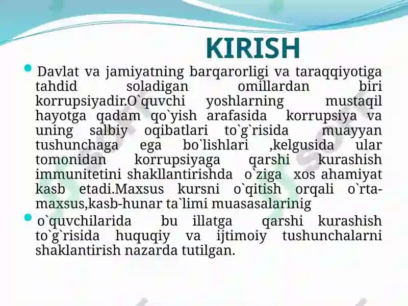 Korrupsiyaga qarshi kurash mexanizmlari 3