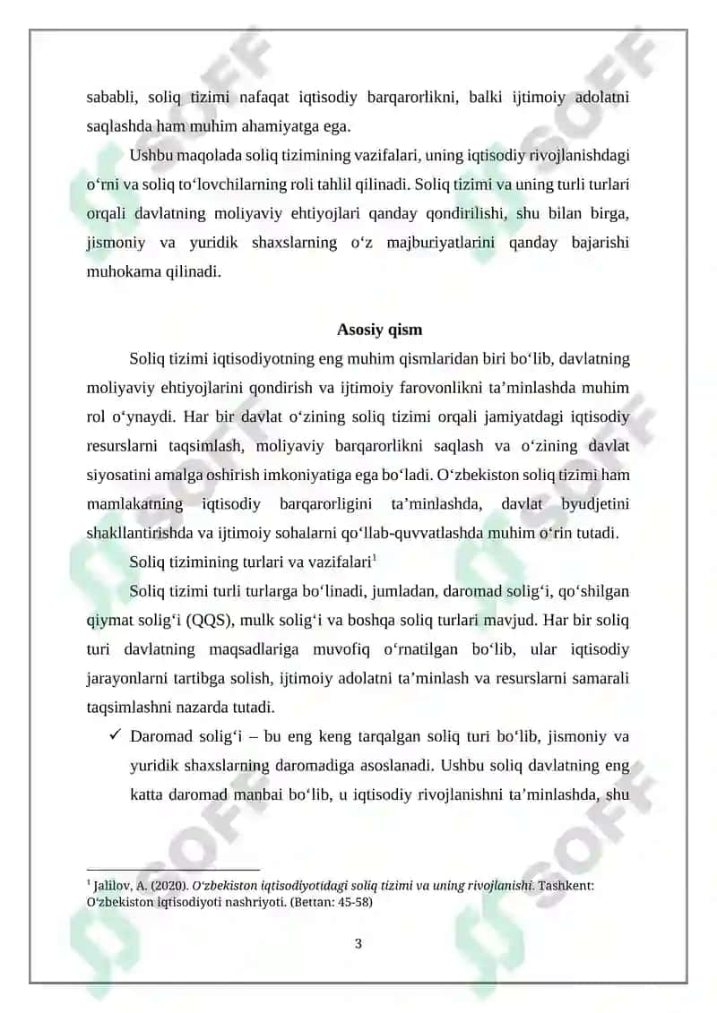 SOLIQ TIZIMI VA VAZIFALARI 3