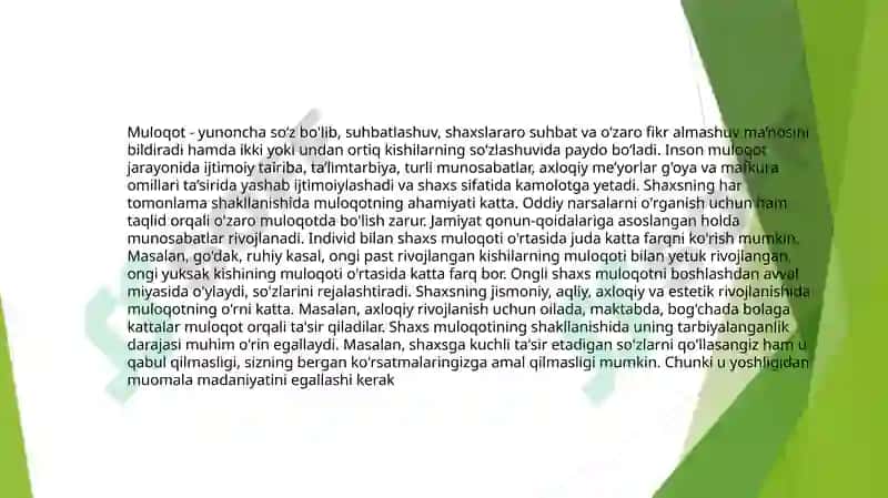 O’qituvchi faoliyatida muloqot madaniyati va psixologiyasi 3