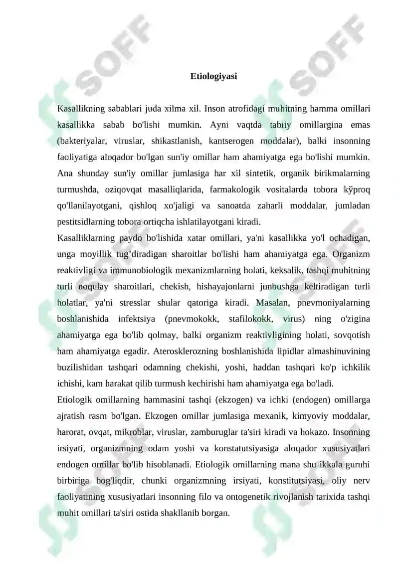 Kasallik xaqida umumiy tushuncha 3