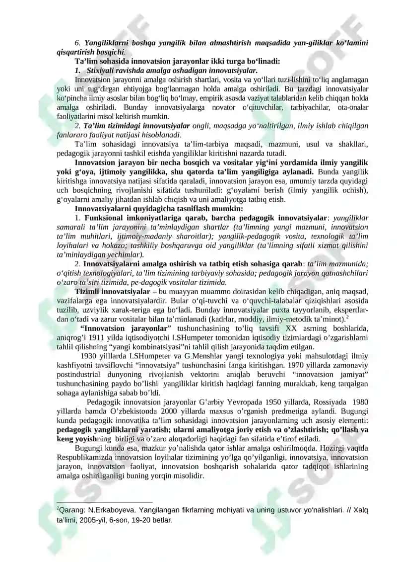 O`qituchining innoatsion faoliyati 3