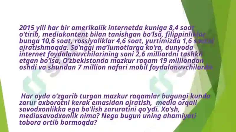 Mediasavodxonlik 3