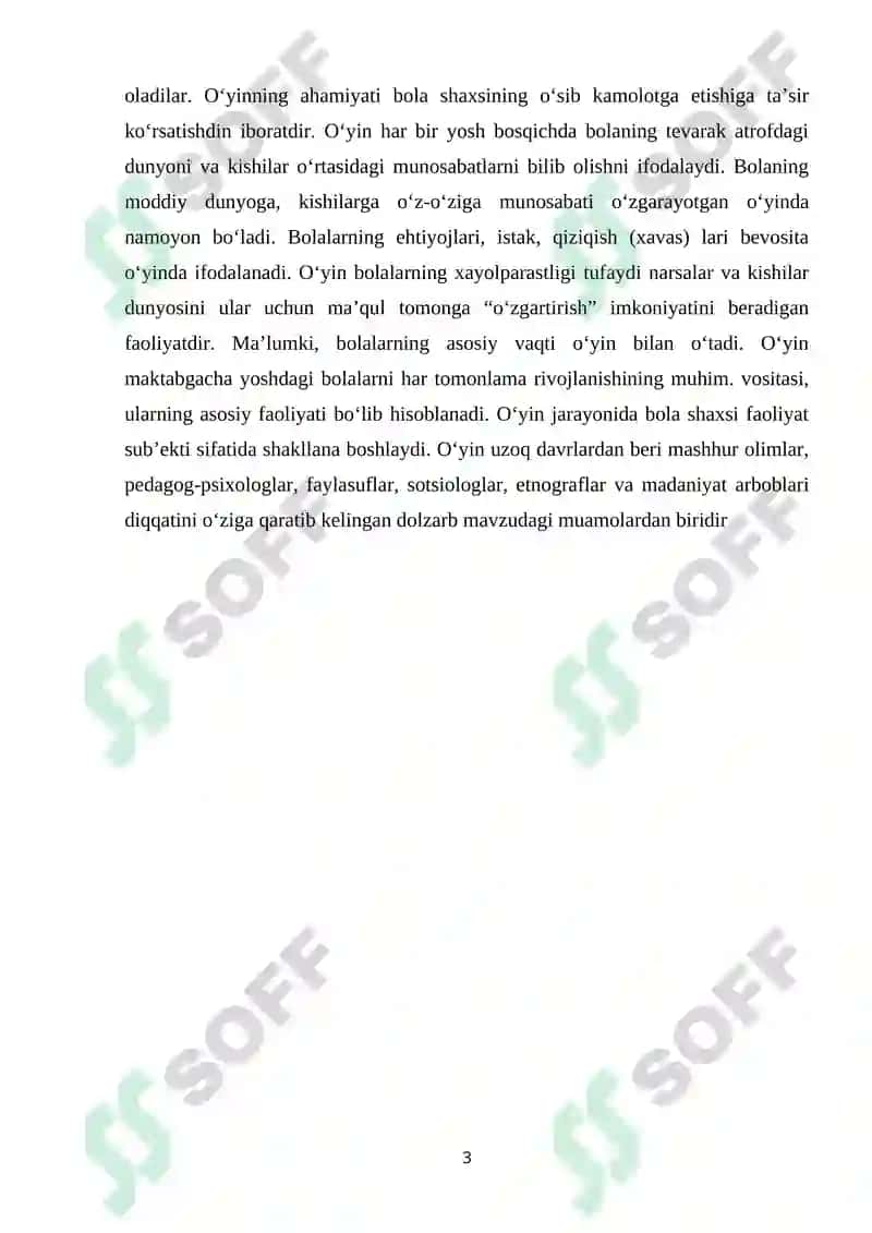 MAKTABGACHA YOSHDAGI BOLALARNING O'YIN FAOLIYATINI RIVOJLANTIRISH VOSITASI SIFATIDA SUB'EKT-FAZOVIY MUHITNI RIVOJLANTIRISH 3