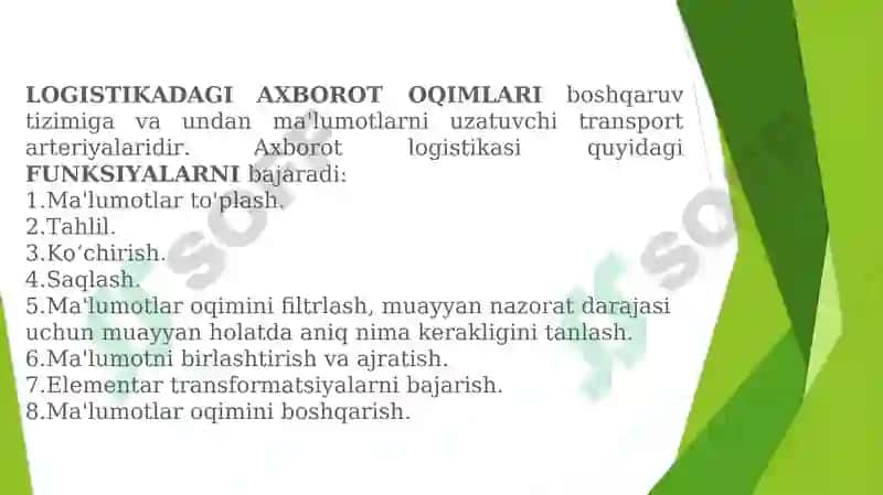 AXBOROT LOGISTIKASI 3