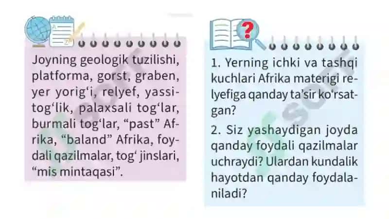 Geologik tuzilishi, relyefi va foydali qazilmalari 3