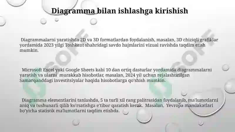 Diagrammalar ustida ishlash 3
