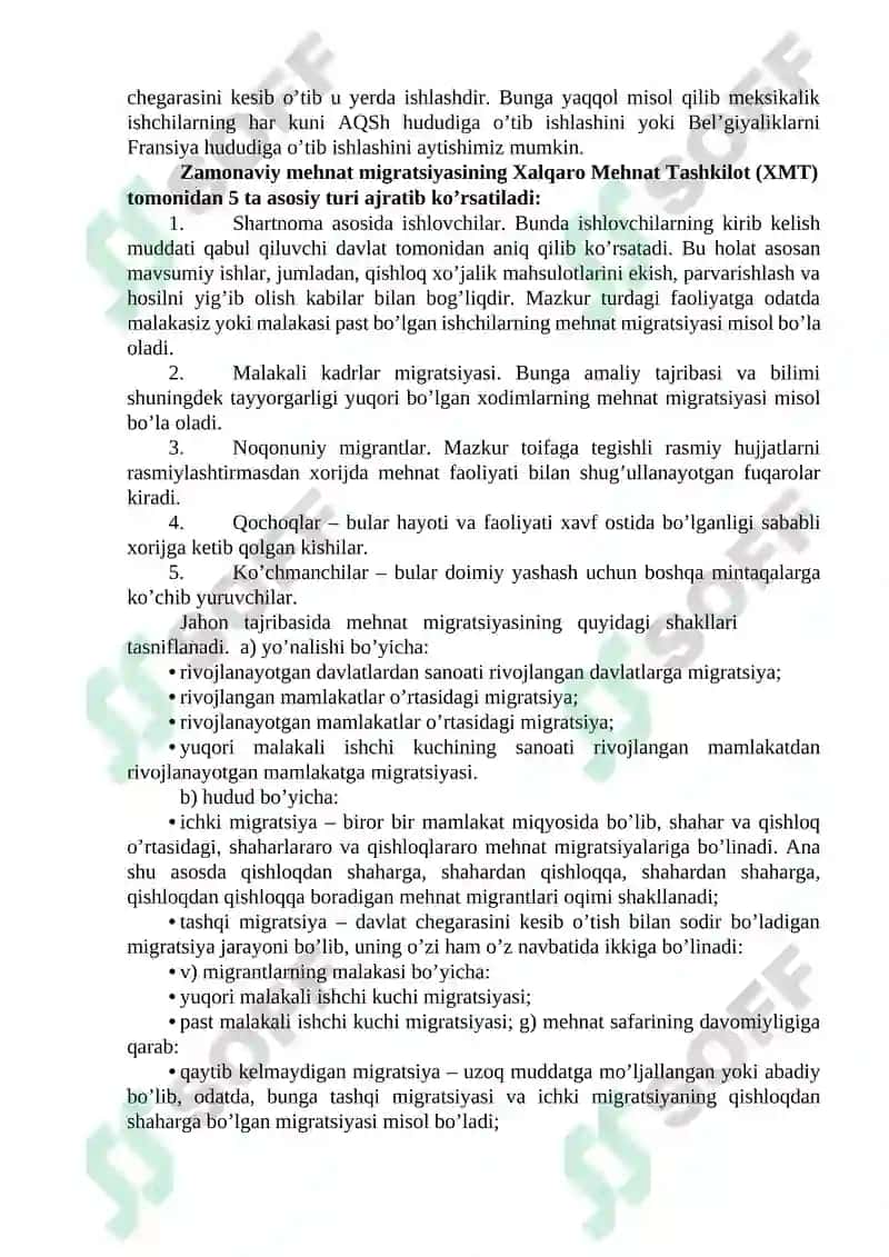 Ishchi kuchi migrаtsiyаsi vа uning mehnаt bоzоrigа tа’siri 3