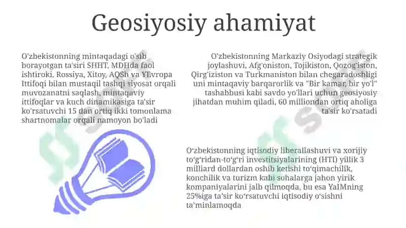 Oʼʻzbekiston va johon hamjamiyati 3