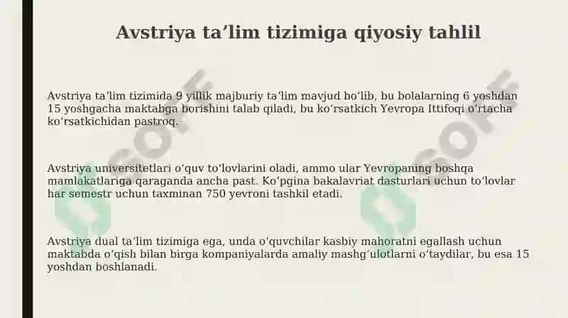 Avstriya ta'lim tizimiga komparativistik tahlil 3