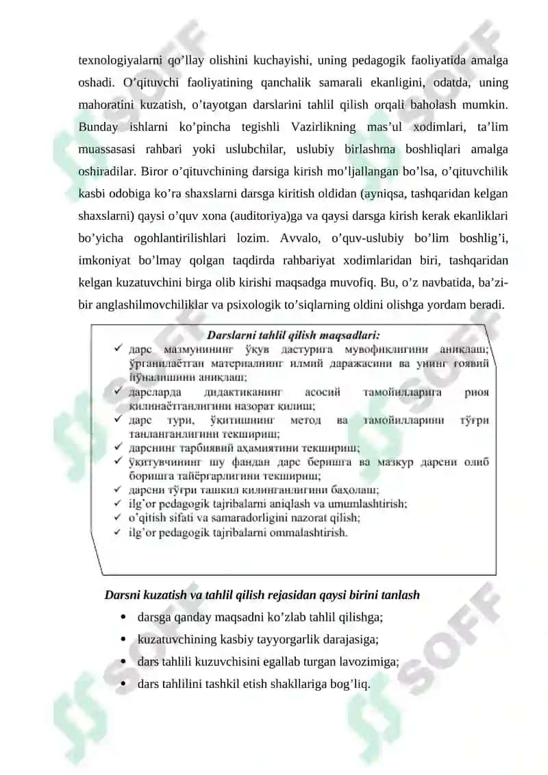 Pedagogik tahlil va uni o'tkazish 3