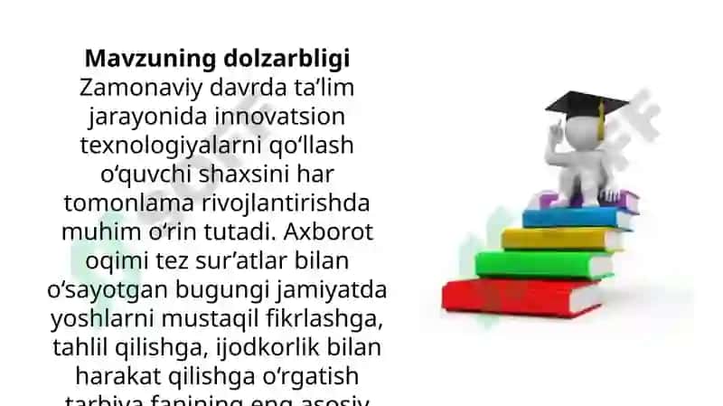 Ta'lim Modeli va Innovatsion Texnologiyalar 3