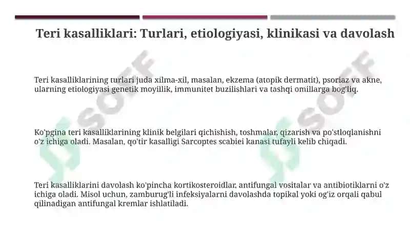 Terining turli kasalliklari va gelmintozlar 3