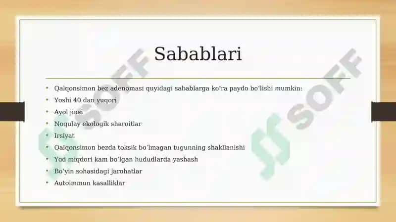 Qalqonsimon bez adenomasi belgilari 3