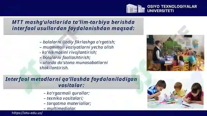 Innovatsion texnologiyalar asosida tabiat bilan tanishtirish mashg'ulotlari 3