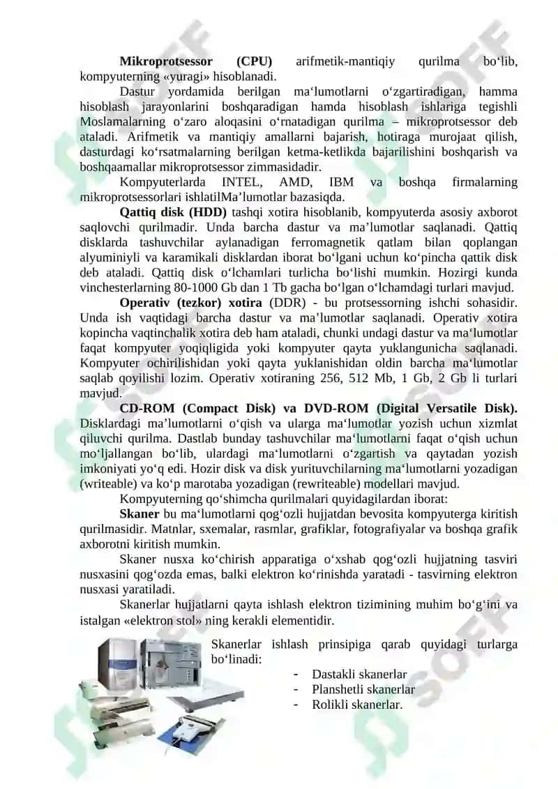 Kompyuterning texnik ta’minoti 3