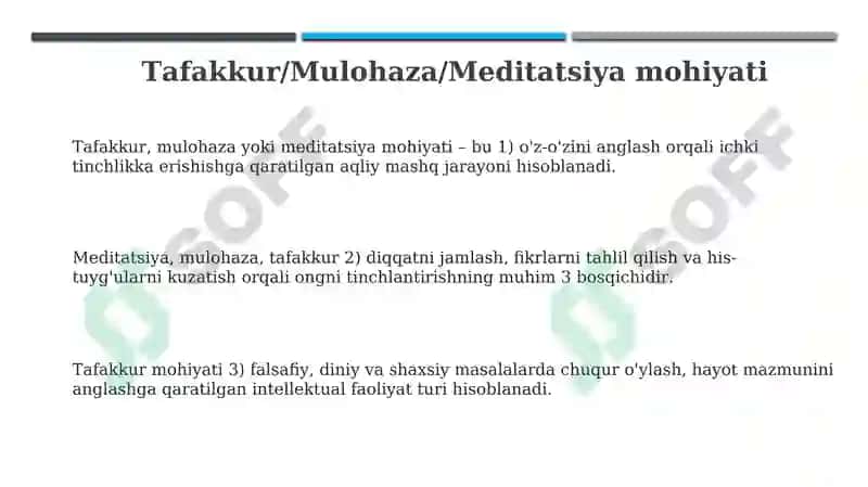 Tafakkur mavzusi 3