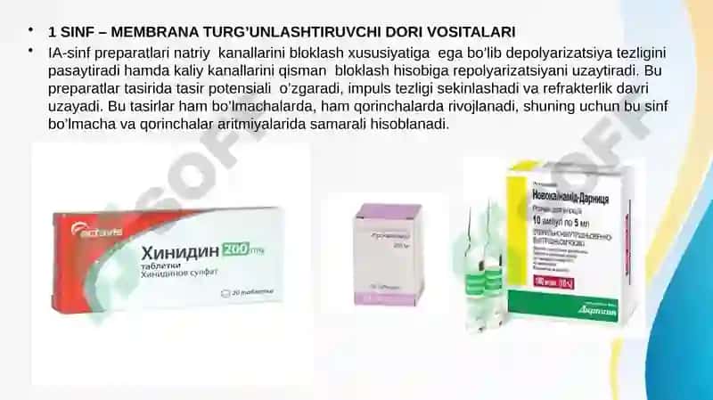 Antiaritmik dori vositalari 3