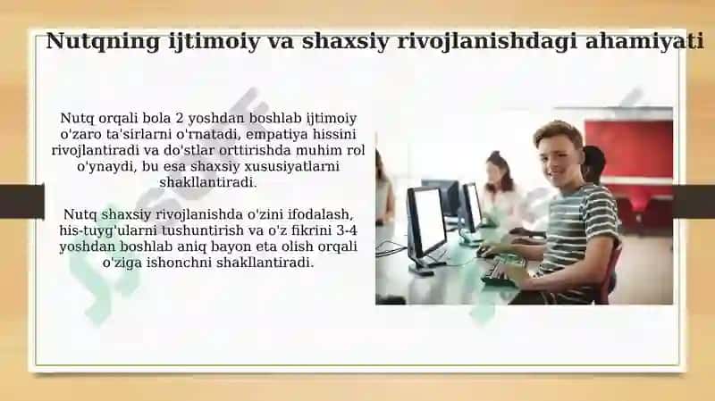 Nutqning ijtimoiy va shaxsiy rivojlanishdagi ahamiyati 3