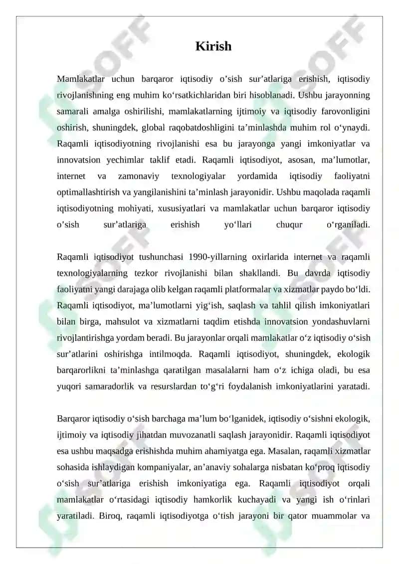 Raqamli iqtisodiyot va barqaror o'sish munosabati 3