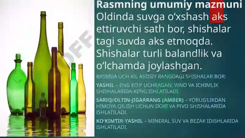 SHISHA TURLARI VA ULARNING OPTIK XOSSALARI 3